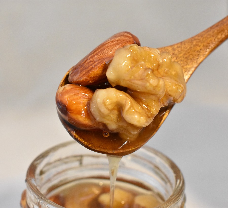 ドライフルーツの蜂蜜漬【峠の果実】 熊野古道 峠の蜂蜜×ドライフルーツ 【SW11】