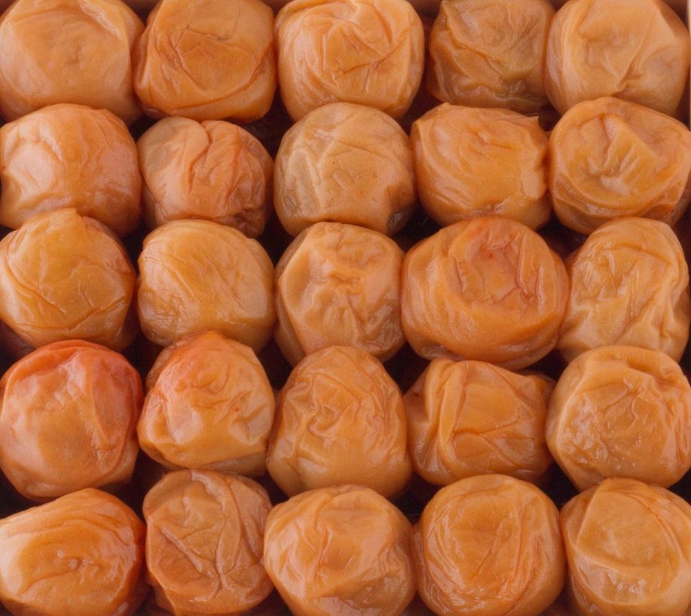 高級南高梅みかん梅800g入 紀州塗箱 網代模様仕上 【SW89】