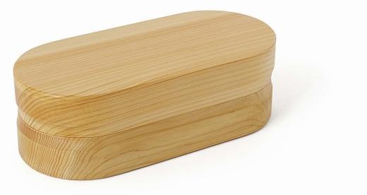 紀州桧弁当箱 タイプ2 NA ナノコート 弁当包み（モクヘン）セット