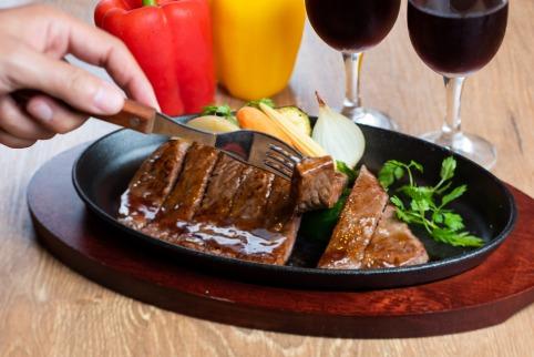 熊野牛 ステーキ懐石 3種盛り【MT19】