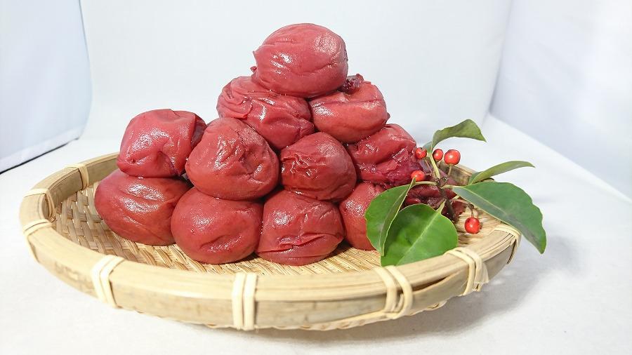 【ギフト用】高級南高梅しそ漬梅800g入 紀州塗箱 網代模様仕上 【SW82】