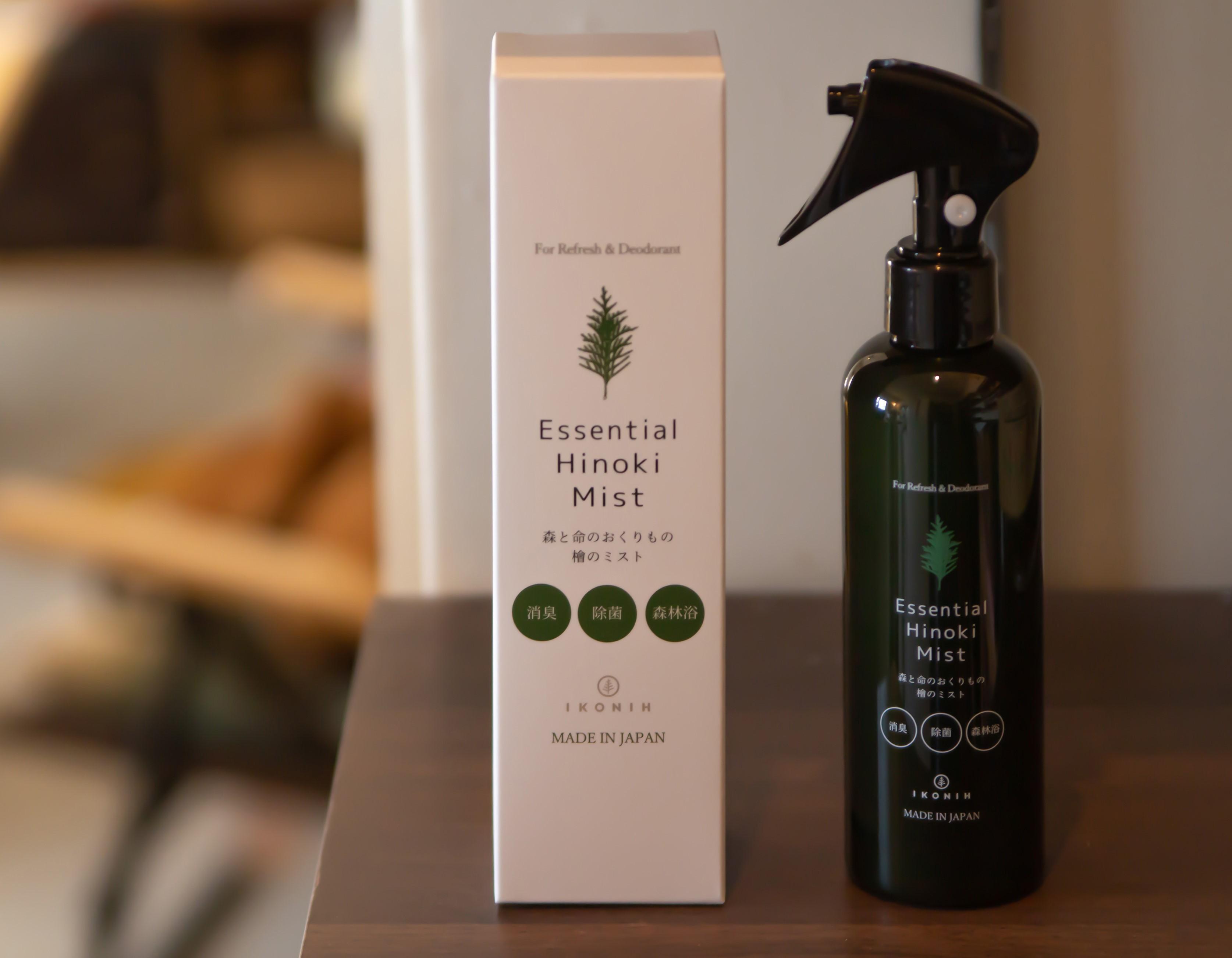国産檜 IKONIH／アイコニー エッセンシャルひのきミスト 約200ml×36本セット【KH3】