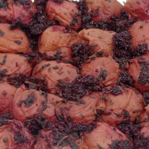 AB7073n_《紀州南高梅》しそかつお梅干し つぶれ梅（はちみ