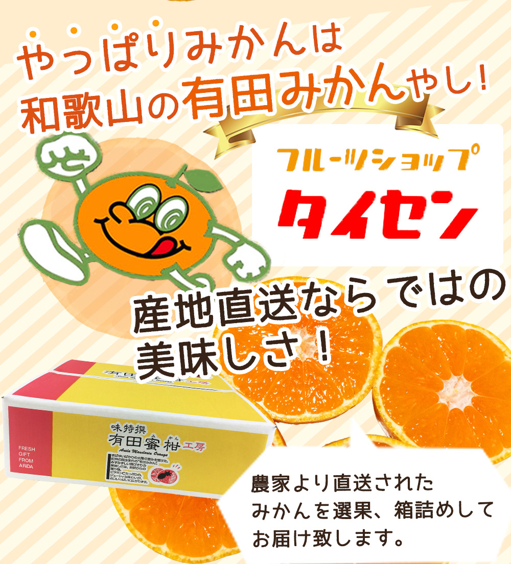 ZJ6082_【ご家庭用】和歌山 有田みかん 約5kg (S、M、Lサイズ)