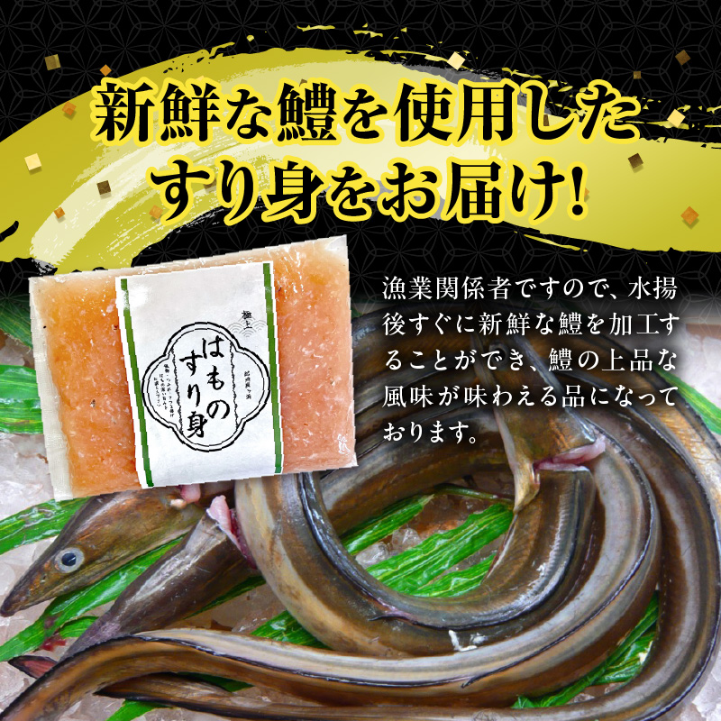 SD1001_鱧すり身 200g × 2個 高級魚 鱧 漁港直送 その日に加工 