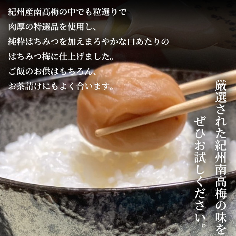 SF2007_特選紀州南高梅「白梅の里」はちみつ　600ｇ