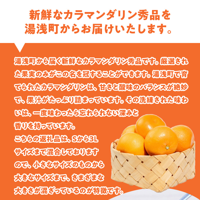 ZE6501_【2026年先行予約】和歌山県産　カラマンダリン　5kg　