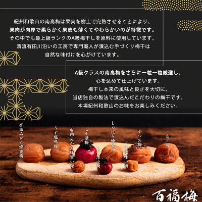 AR6005_紀州の梅干し 有田みかん蜂蜜梅（紀州南高梅／500g）