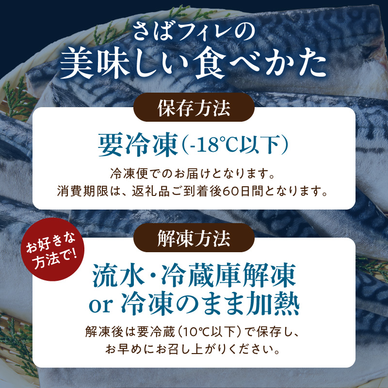 G7320_高評価 リピーター続出 塩サバフィレ 8枚 塩サバ 食べ