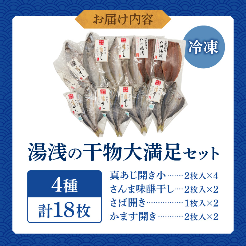 AD6102_かね七商店　湯浅の干物大満足セット　小あじ・かま