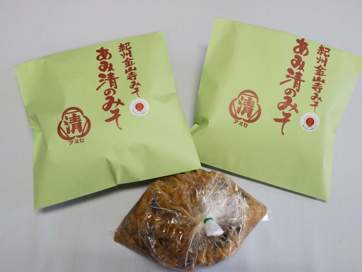 A6012n_紀州 金山寺みそ 463g×3個 セット 家庭用 簡易包装【金