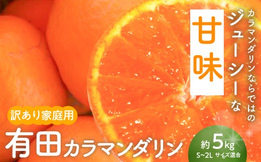 AN6109n_和歌山有田産 カラマンダリン【訳あり家庭用】5kg