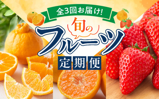 G60-T84_【定期便 全3回】紀州和歌山産旬のフルーツ定期便（