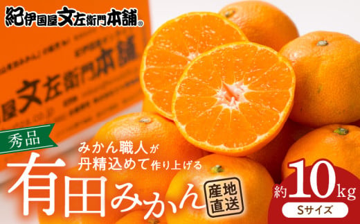 V7434_有田みかん 10kg Sサイズ 産地直送 国産 有田 みかん 温