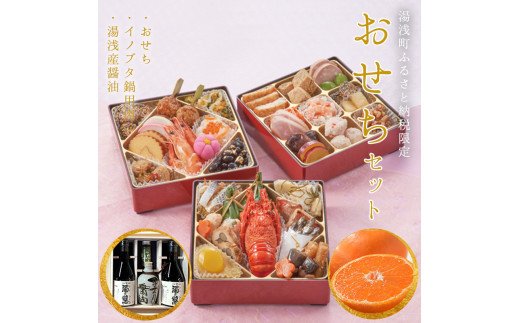 DB6019_湯浅町ふるさと納税限定 彩豊楽 おせちセット (おせち