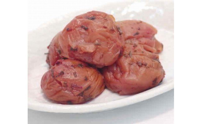 AB7079n_《紀州南高梅》しそかつお梅干し つぶれ梅（はちみ