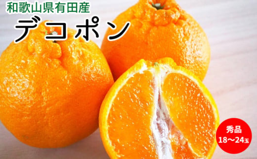 U6300_【2026年先行予約】デコポン 秀品 18玉～24玉 和歌山県有