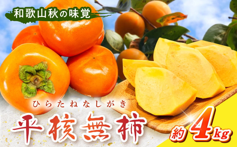 G7110_【2026年 先行予約】和歌山秋の味覚 平核無柿（ひらた