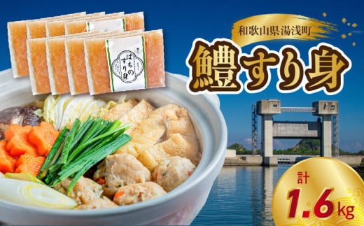 SD1004_鱧すり身 200g × 8個 高級魚 鱧 漁港直送 その日に加工