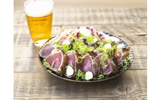 【訳あり】 藁焼き かつお の たたき 1kg （藻塩入り） / 鰹 カツオ 魚介 たたき ※離島への配送不可【nks209-c-1-B】