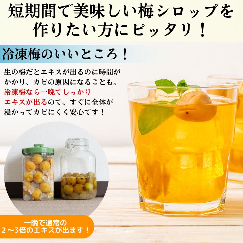 冷凍 梅 10kg 家庭用 / 南高梅 訳あり 黄梅 完熟梅 梅ジュース 梅酒 和歌山 ※7月上旬より翌年3月末まで順次発送 ※北海道・沖縄・離島への配送不可 【ikd510-c-10A】