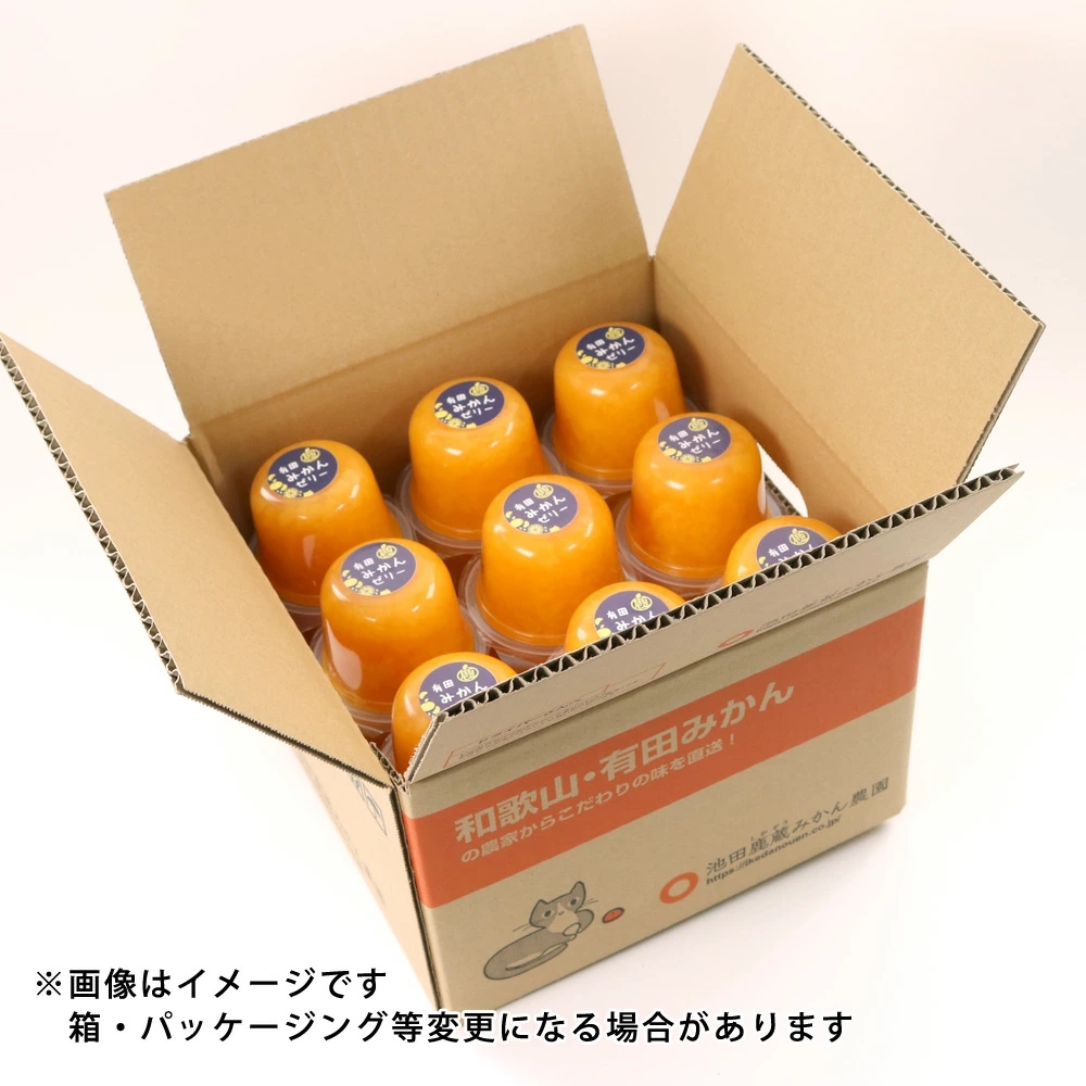 有田 みかんゼリー 27個 果肉たっぷり / 温州みかん ゼリー 柑橘 和歌山 ※北海道・沖縄・離島への配送不可 【ikd101-mik-27】