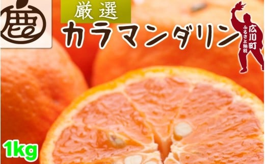 カラマンダリン 1kg+250g（痛み補償分） 厳選 / カラ カラオレンジ カラみかん 南津海 なつみ 高級 和歌山 有田 柑橘 晩柑 ※4月上旬～5月順次発送 ※北海道・沖縄・離島への配送不可 【ikd015-p-1】