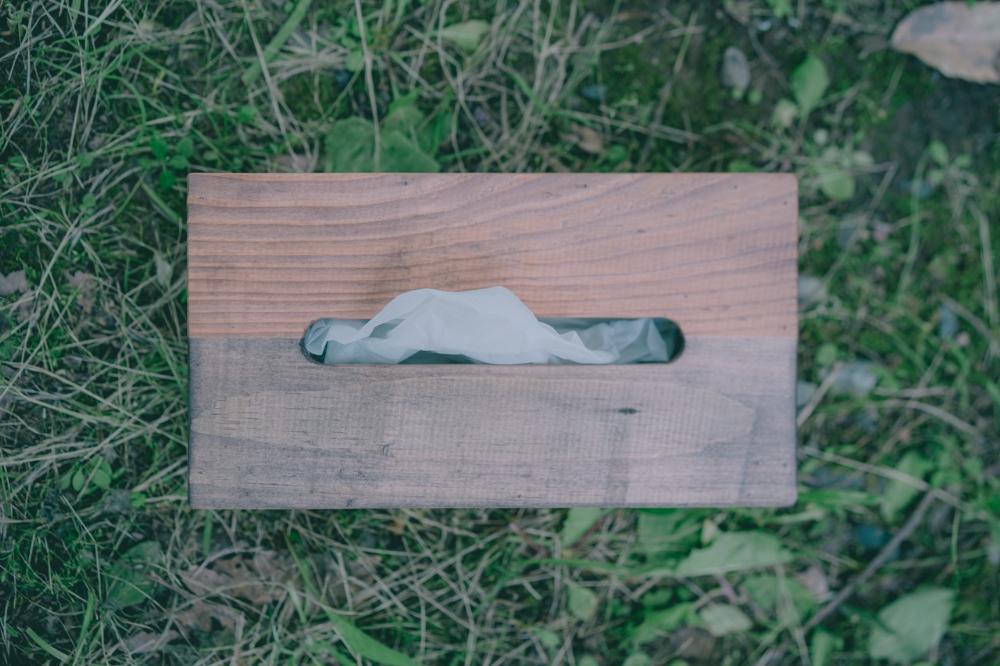 ホームからキャンプまで【《パレット》ティッシュボックス】アウトドア用（SIL CAMP）