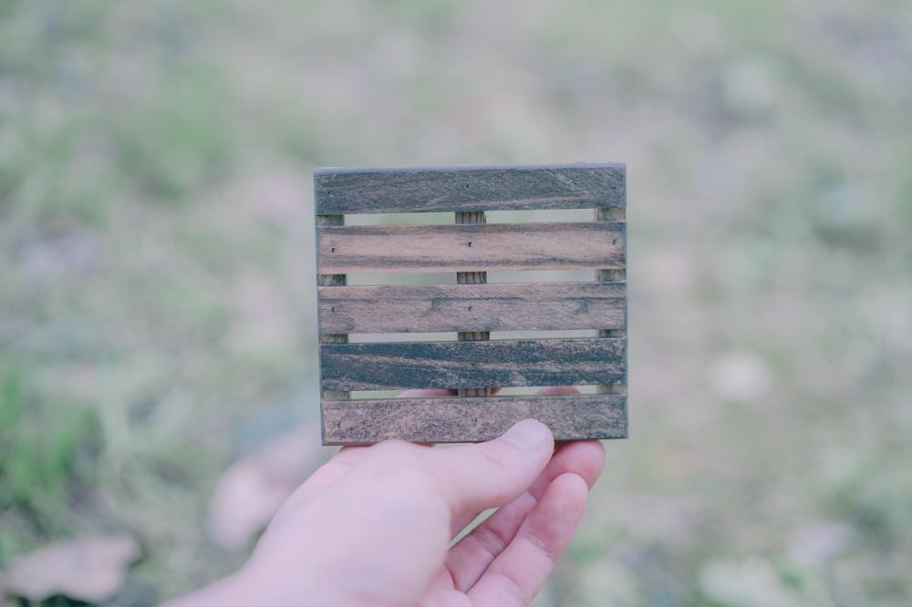 ホームからキャンプまで【《パレット》コースター 5枚セット】アウトドア用（SIL CAMP）