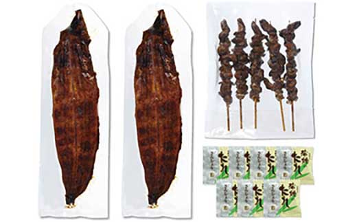 紀州備長炭　炭焼うなぎ蒲焼2本（特大） 　炭焼きも串セット