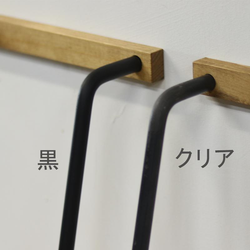 アイアン壁掛けシェルフ　アイアン部分：艶消し黒　ラダー（階段型）ナチュラルアンティークスタイル