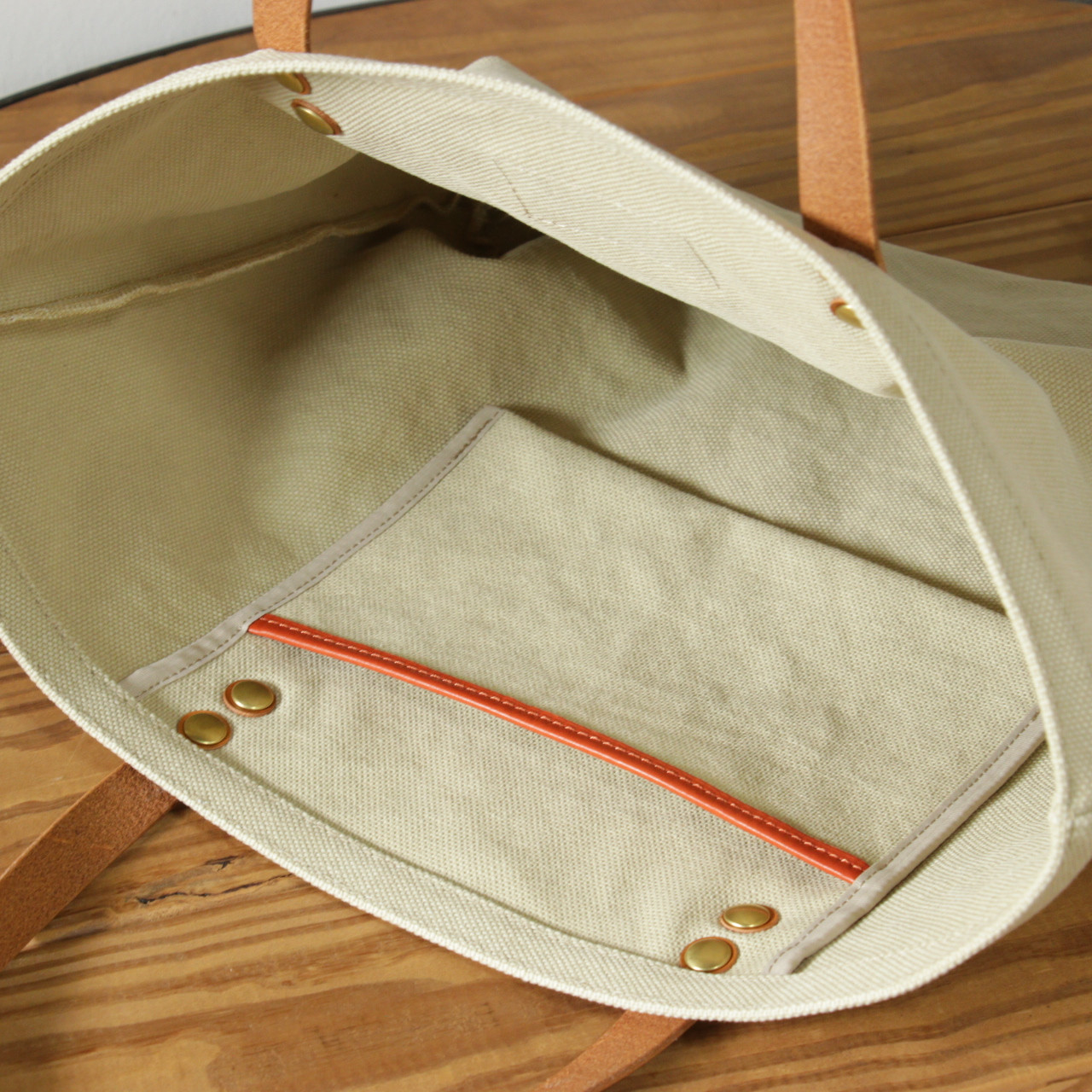 帆布トートバッグ【ベージュ】　