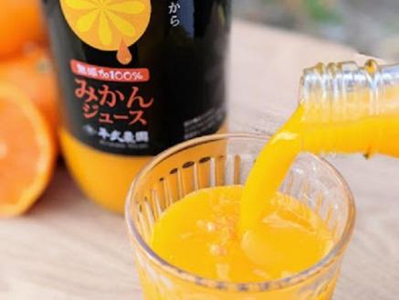 無添加100％みかんジュース 1000ml×1本【平武農園】～蛍飛ぶ町から旬の便り～