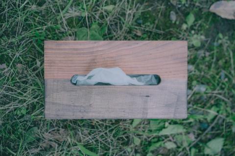 ホームからキャンプまで【《パレット》ティッシュボックス】アウトドア用（SIL CAMP）