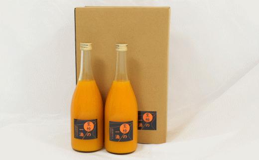 【無添加】田村みかんの新鮮100％ジュース「至極の一滴」720ml×2本入り★2025年2月上旬頃より順次発送［TM22w］