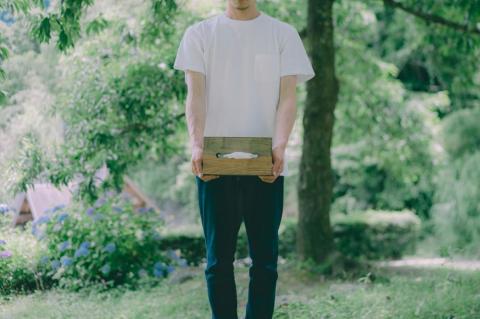 ホームからキャンプまで【《パレット》ティッシュボックス】アウトドア用（SIL CAMP）