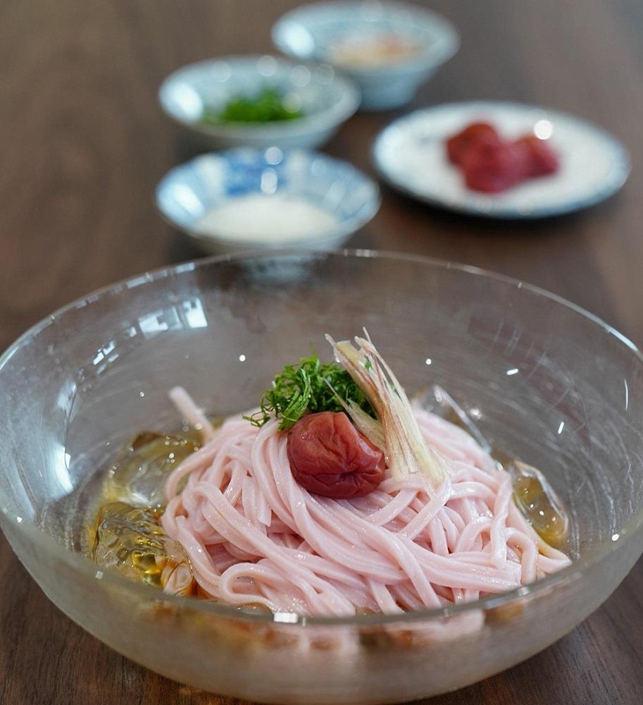 紀州南高梅肉使用　丸ざる梅うどん5食セット