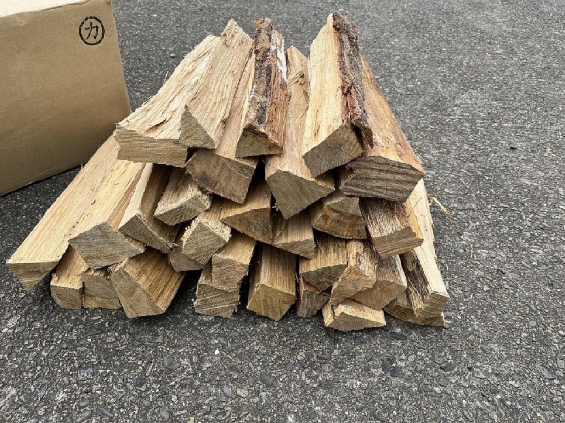 しみずのナラ薪 約20kg 【広葉樹乾燥薪】　　