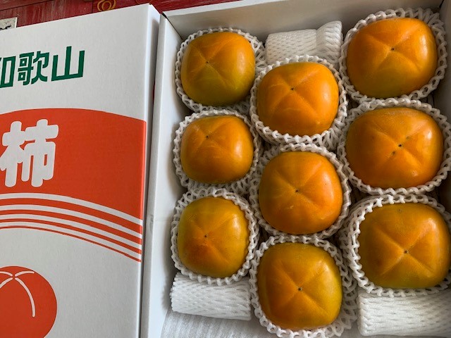 たねなし柿 赤秀品 3Lサイズ 化粧箱