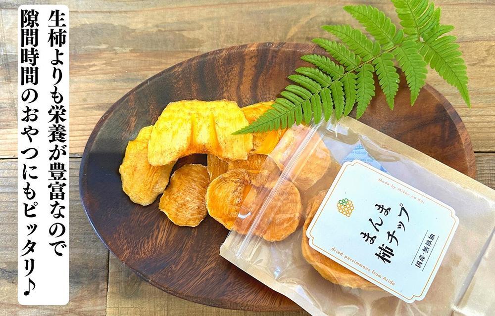 ドライフルーツ 柿チップ 200g ( 40g × 5袋 ) 和歌山県産 果物使用 自社製造 【みかんの会】