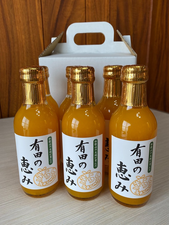 【みかんジュース】有田の恵み200ml×6本