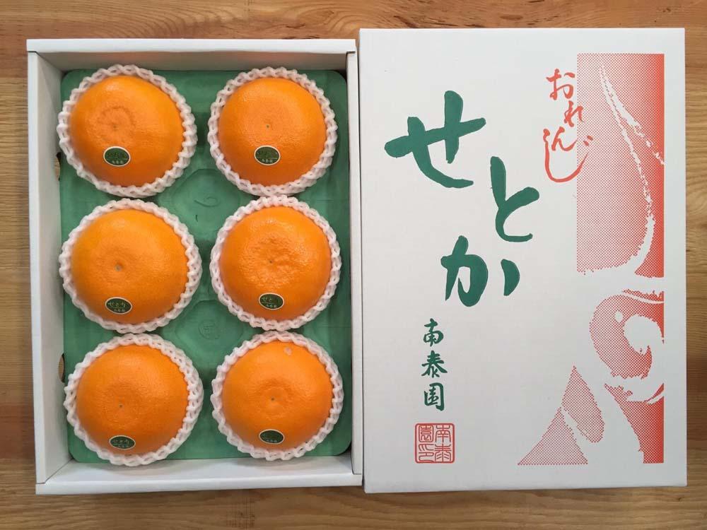 化粧箱 柑橘の大トロ ハウス せとか 厳選 大玉 6玉入