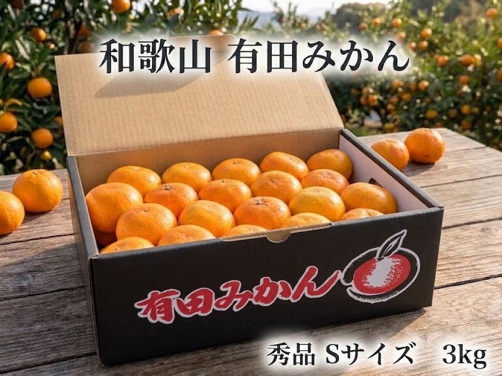 ［秀品・サイズＳ］まる隆果樹園　和歌山有田産！早生みかん≪3kg≫［予約販売］