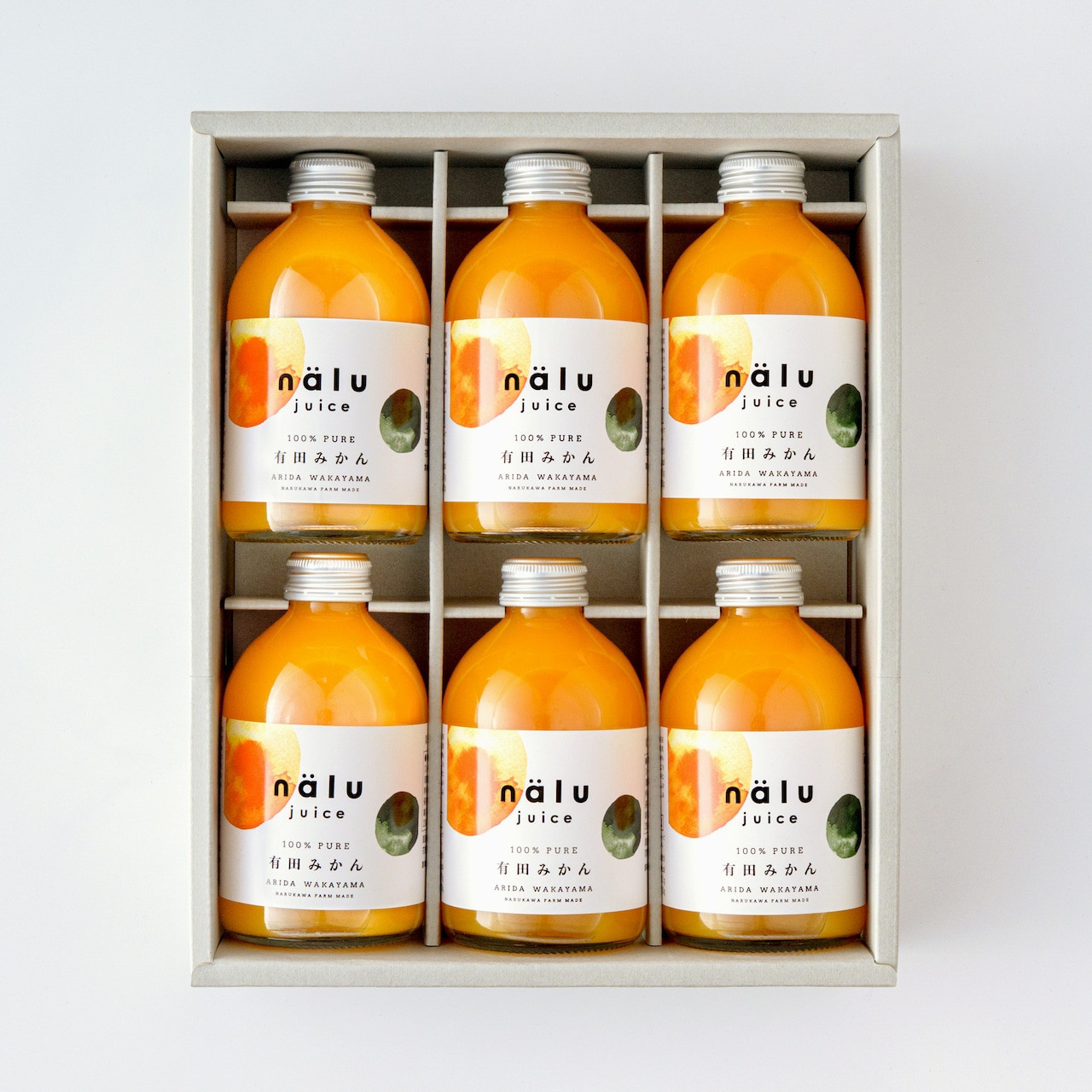 nalu juice 有田みかん 250ml × 6本 セット 鳴川農園