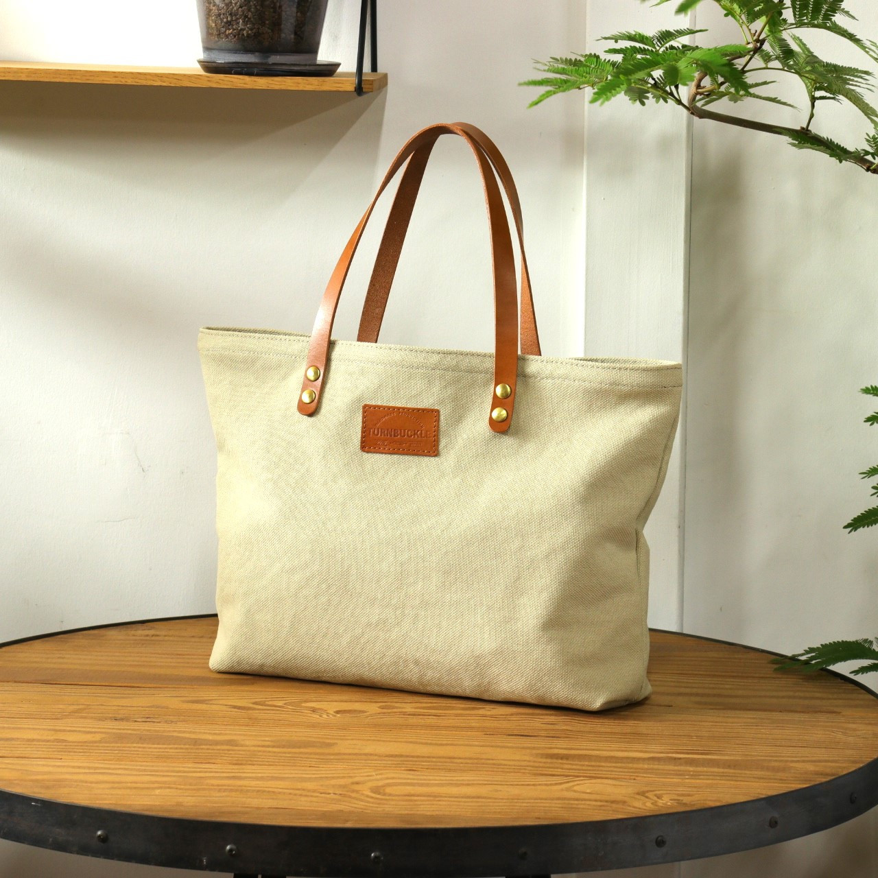 帆布トートバッグ【ベージュ】　