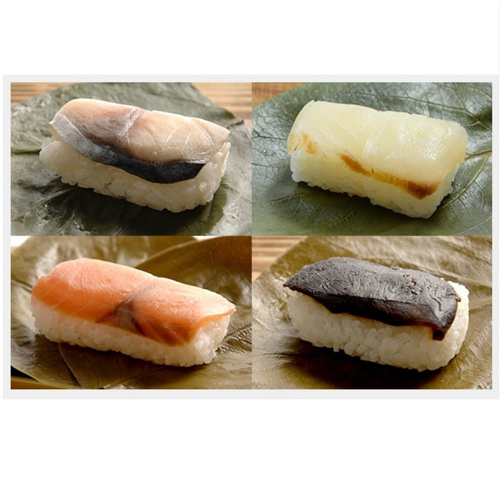 保存料無添加　柿の葉すし　20個入　4種詰合せ（鯖8鯛4鮭4