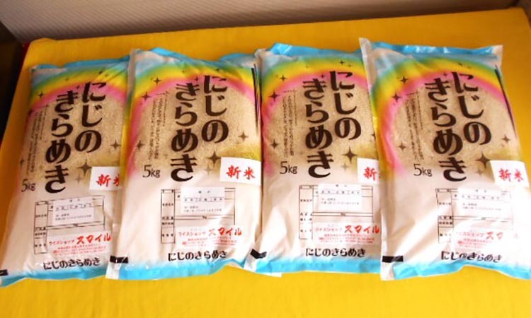 和歌山県産にじのきらめき 20kg(5kg×4) (2025年産)● ※2025年9月