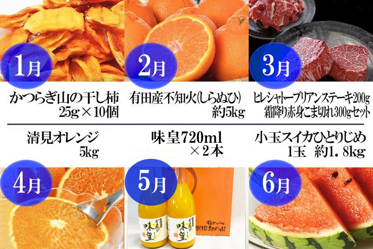 〈毎月定期便〉人気の海幸山幸食べ比べ セットA 【定期便