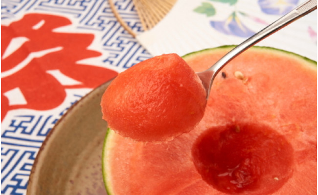 【農家直送】厳選！濃厚小玉すいか『ひとりじめ7(セブン)