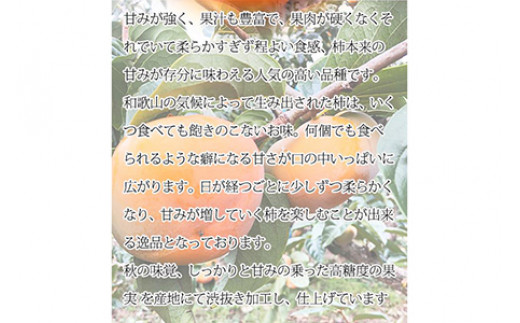 【2026年先行予約】和歌山秋の味覚 平核無柿（ひらたねなし